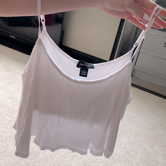 White flowy crop top - Picture 6 of 6